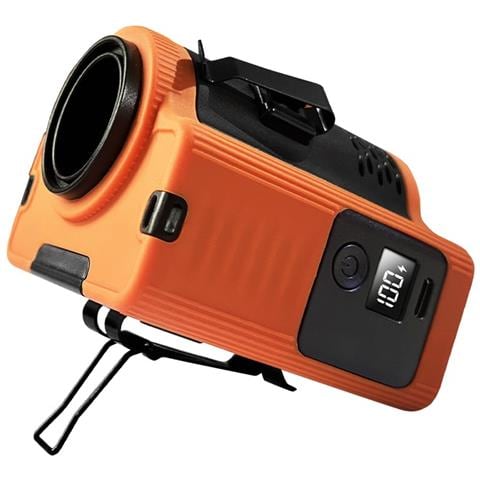 Ventilatore Da Cintura N610: Portatile, Ricaricabile, A Clip Orange - Foto 1