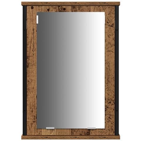Mobile da Bagno con Lavabo Integrato in Legno Antico - Foto 9