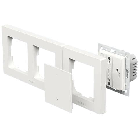H2 Interruttore Luminoso Intelligente A 4 Pulsanti Con 2 Canali, Bianco - Foto 2