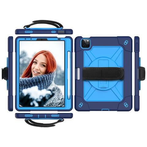 Custodia Per Air 5/air 4/pro 11” Con Supporto E Tracolla Blu Navy - Foto 4