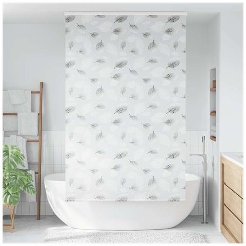 Tenda a Rullo per Doccia Cassonetto 140x240cm Larghezza Tessuto - Foto 2