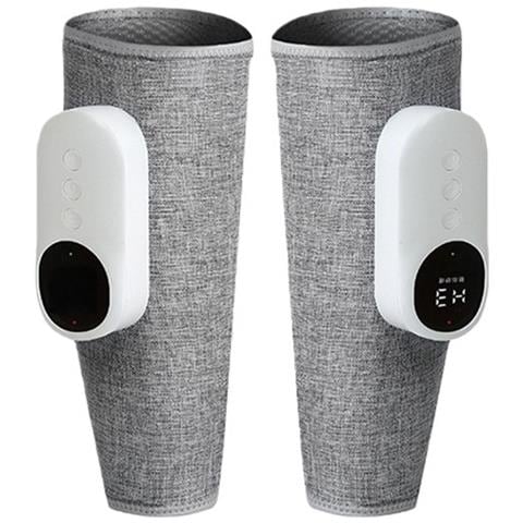 Massaggiatore Wireless Per Gambe Con Compressione Ad Aria E Calore - Set Di 2 Grey - Foto 1