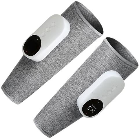 Massaggiatore Wireless Per Gambe Con Compressione Ad Aria E Calore - Set Di 2 Grey - Foto 2