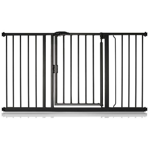 Bettacare Cancelletto Per Scale Con Chiusura Automatica, 139,8cm - 146,8cm, Nero Opaco - Foto 1