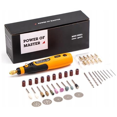 Smerigliatrice Multifunzione 46 Pezzi - Precisione E Versatilità | 3,6v, 5000-15000 Rpm | Uso Domestico E Professionale - Foto 1