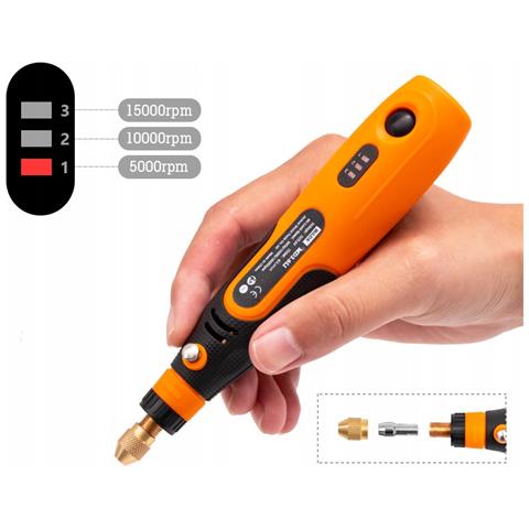 Smerigliatrice Multifunzione 46 Pezzi - Precisione E Versatilità | 3,6v, 5000-15000 Rpm | Uso Domestico E Professionale - Foto 2