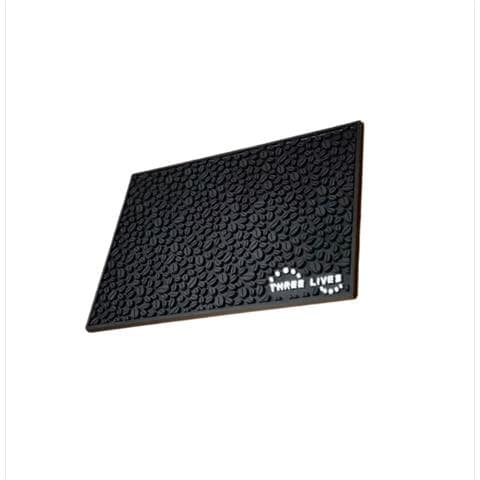 Tappetino In Silicone Resistente Al Calore Per Chicchi Di Caffè - Tappetino Scolapiatti Antiscivolo Per Bancone Bar Black - Foto 1