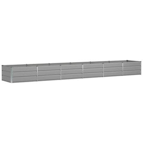 Fioriera Grigio chiaro 480 x 80 x 45 cm Acciaio - Foto 1