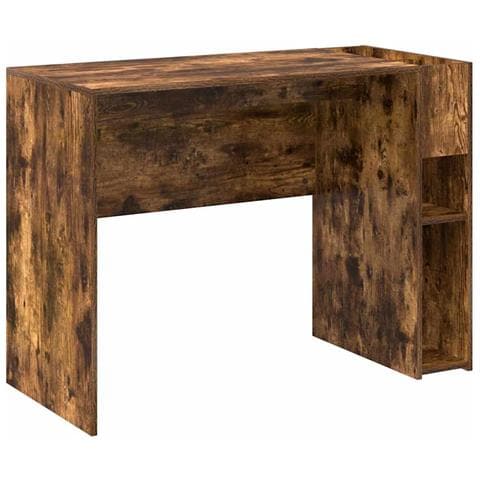 Scrivania Rovere fumé 109 x 50 x 78 cm Legno multistrato - Foto 1