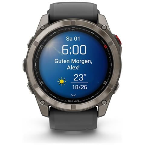 fenix 8 Pro 3,56 cm (1.4") AMOLED 51 mm Digitale 454 x 454 Pixel Touch screen Grafite, Titanio Wi-Fi GPS (satellitare) - Foto 2