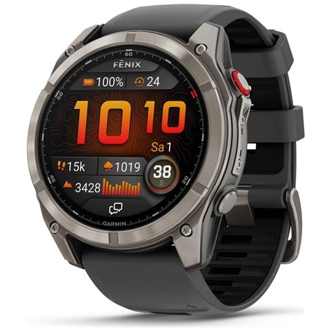 fenix 8 Pro 3,56 cm (1.4") AMOLED 51 mm Digitale 454 x 454 Pixel Touch screen Grafite, Titanio Wi-Fi GPS (satellitare) - Foto 1