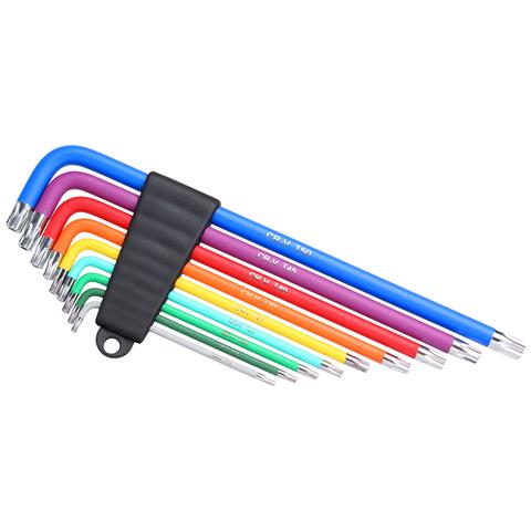 Chiavi Torx Mis T10/15/20/25/27/30/40/45/50 Kit 9 - Foto 1