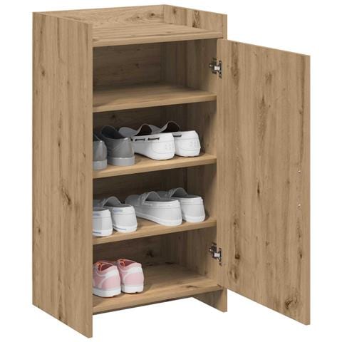 Mobile per scarpe con porta Rovere Artigianale 48 x 36 x 92 cm - Foto 2