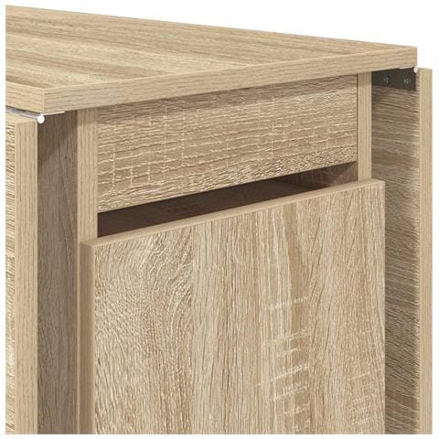 Tavolo da Pranzo 2 pcs 140 x 80 x 77 cm Legno ingegnerizzato - Foto 9