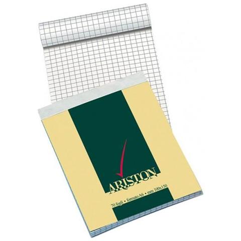 confezione da 10 pezzi - blocco note 150x210mm 5mm 60gr 70fg ariston blasetti - Foto 1