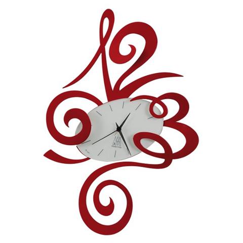 Orologio Da Parete Robin Rosso Design - Foto 1