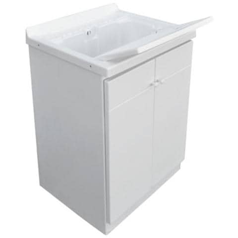 Lavatoio + Mobile Abs E + Tavola Polipropilene L Cm 60 X P Cm 50 - Foto 1