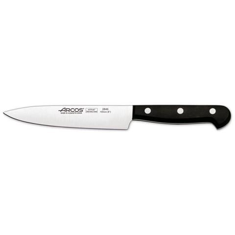 Serie Universal - Coltello Da Cucina - Lama Acciaio Inossidabile Nitrum 150 Mm - Manico Polioxymetilene (pom) Colore Nero - Foto 1