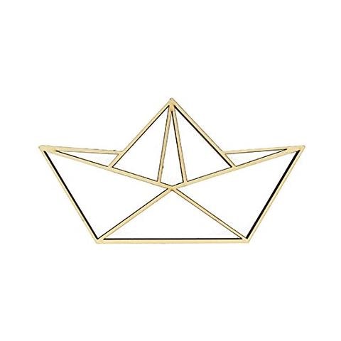  - sagoma Origami Nave, Legno, 11 x 20 cm - Foto 1