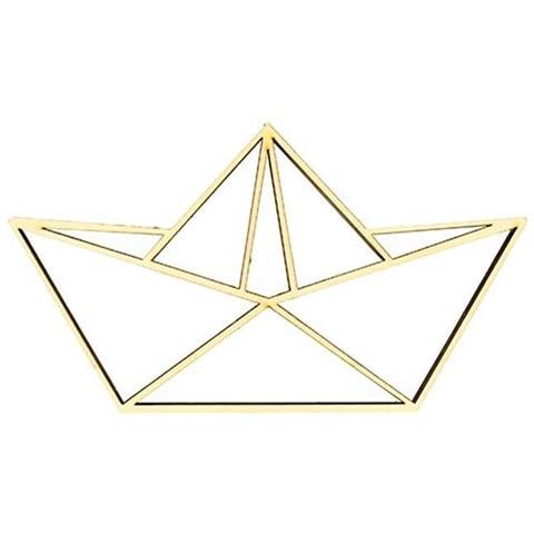  - sagoma Origami Nave, Legno, 11 x 20 cm - Foto 3