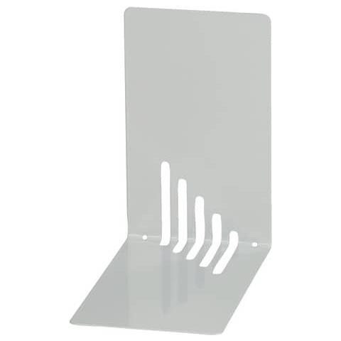 Reggilibri Acciaio Grigio 140x140x85mm Conf. 2 Pezzi - 3501082 - Foto 1