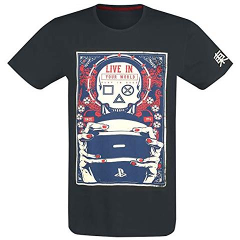 Play In Ours Uomo T-shirt Nero M 100% Cotone Regular - Foto 1
