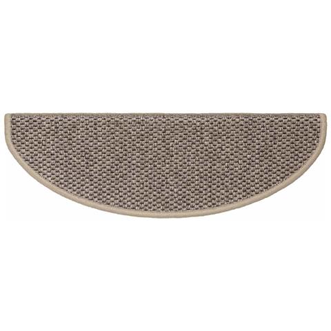 Tappeti Adesivi Scale Aspetto Sisal 15 pz 65x21x4cm Beige Scuro - Foto 2