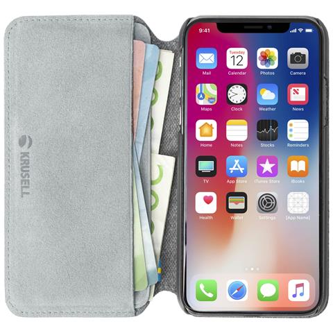 Broby 4 Card SlimWallet custodia per cellulare 14,7 cm (5.8") Custodia a libro Grigio - Foto 2