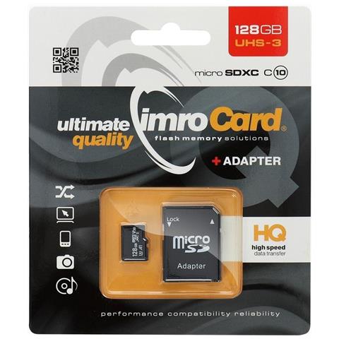 Scheda Di Memoria Microsd 128gb 100mb /s Classe 10 Uhs-3 4k Adattatore Sd - Foto 11