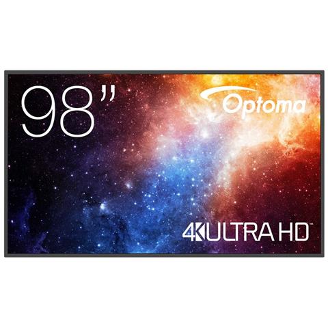 N3981K Pannello piatto per segnaletica digitale 2,49 m (98") LED Wi-Fi 500 cd /m² 4K Ultra HD Nero Android 11 24/7 - Foto 1