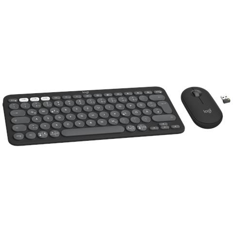 Tastiera e Mouse Wireless 920-012203  (Layout Tedesco) Colore Grafite - Foto 6