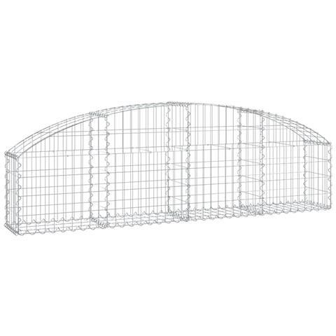 Cesto Gabbione Ad Arco 200x30x40/60 Cm Ferro Zincato - Foto 1