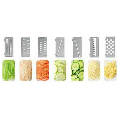 Tritatutto Manuale Per Verdure Quttin 9/1 Bianco 22 X 15 X 11 Cm - Foto 2