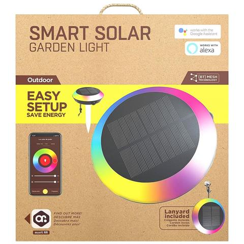 Lampada Ad Energia Solare Miosgl001 Ip65 1,5 W Rgb - Foto 2