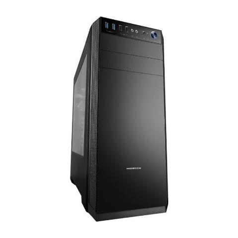 Case Oberon Pro Midi Tower micro-ATX, ATX, ITX 2 Porte USB 3.e Colore Nero (Finestrato) - Foto 2