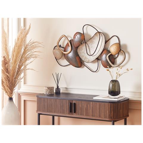 Decorazione Parete Oro E Marrone 88 X 50 Cm Cobalt - Foto 1