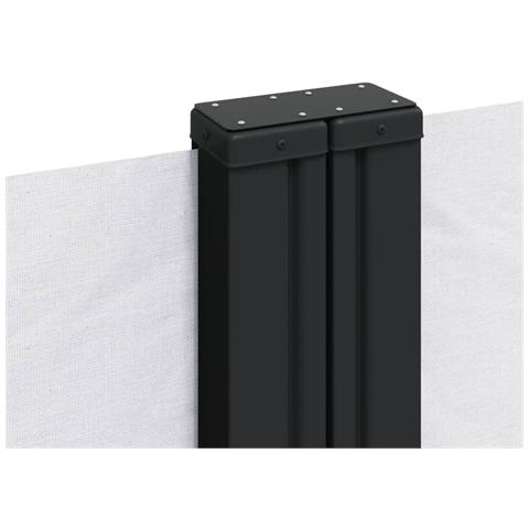 Tenda da Sole Laterale Retrattile Bianco 120x600 cm - Foto 2