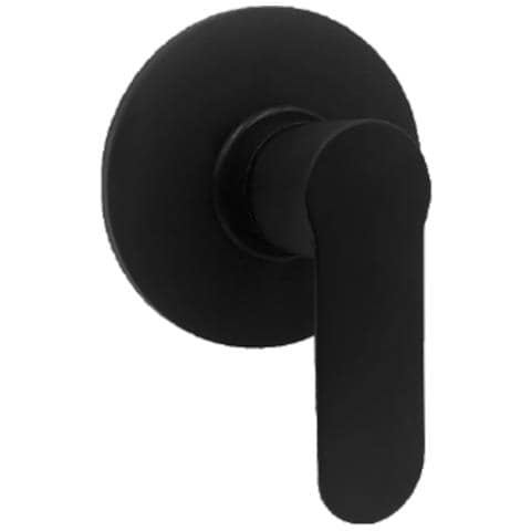 Miscelatore Doccia Da Parete Oceania Ad Incasso Ottone Colore Nero Opaco Bagno - Foto 1