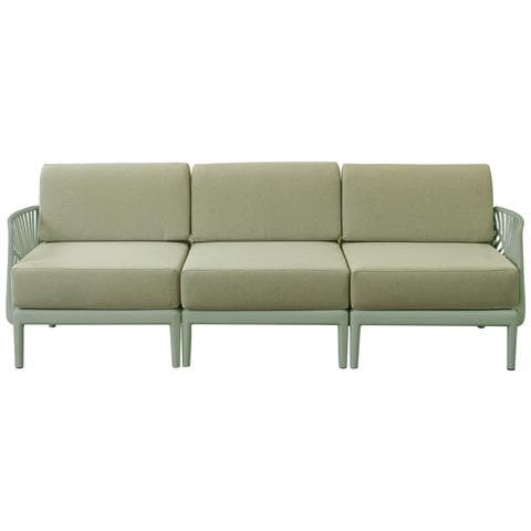 Ash - Divano 3 Posti Da Giardino In Polipropilene - Foto 1