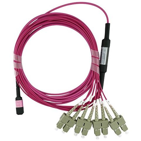 SFP5142FU5MKB cavo InfiniBand e in fibra ottica 5 m MPO 4x SC Rosso - Foto 1