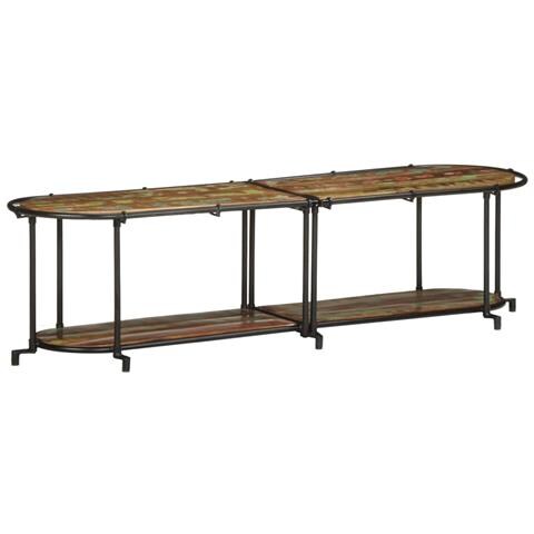 Mobile Porta Tv 160x42x40 Cm In Legno Massello Di Recupero - Foto 1