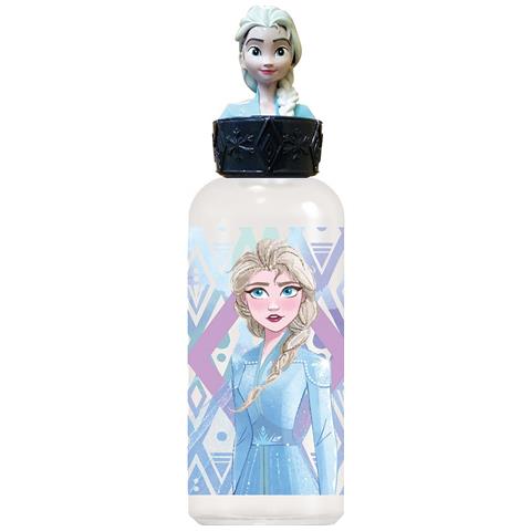 Borraccia Originale Frozen 3d Per Bambini In Plastica Da 560 Ml. - Foto 1