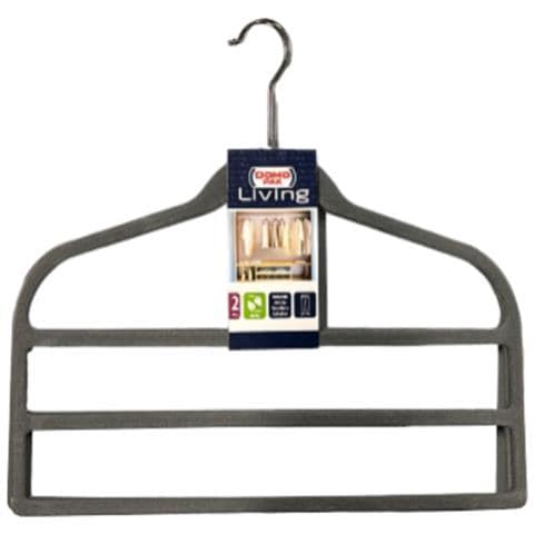 Set 2 Appendini Pantalone Vellutati Antiscivolo - Foto 1