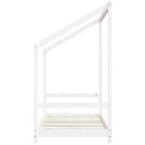 Giroletto per Bambini Bianco 2x (80x160) cm Legno Massello Pino - Foto 2