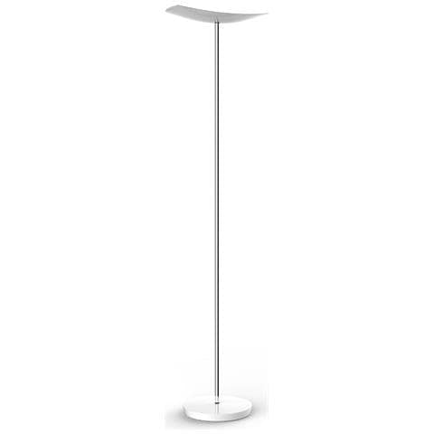 Lampada Da Terra A Led Di Design Bianca - Foto 1