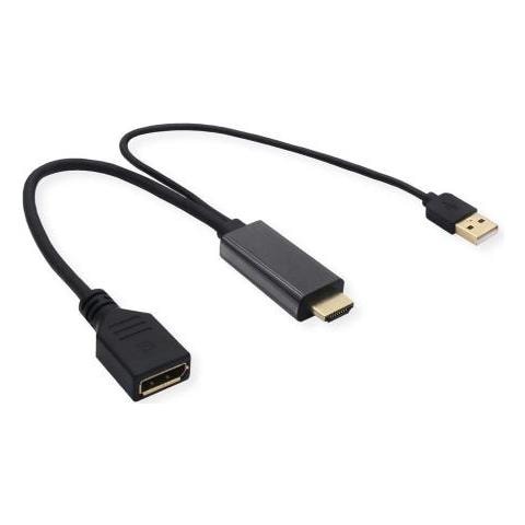 Cavo e Adattatore Video HDMI a DisplayPort 0,3 m - Foto 2