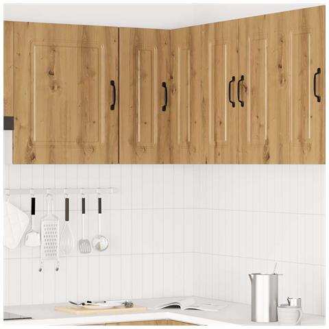 Pensile Da Cucina Ad Angolo Kalmar Rovere Artigianale - Foto 3