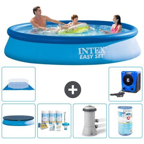 Piscina Fuori Terra - In Giro - 366x76 Cm - Blu - Include Accessori Coordinati A605 - Foto 1