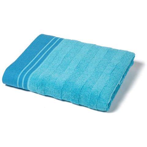 Telo Bagno Spugnissima Cotton In Cotone Colore Turchese Misura Cm 100x150 - Foto 1