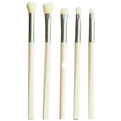 Set Essenziale Di 5 Pennelli Da Trucco Con Pochette Da Viaggio Blue - Foto 2